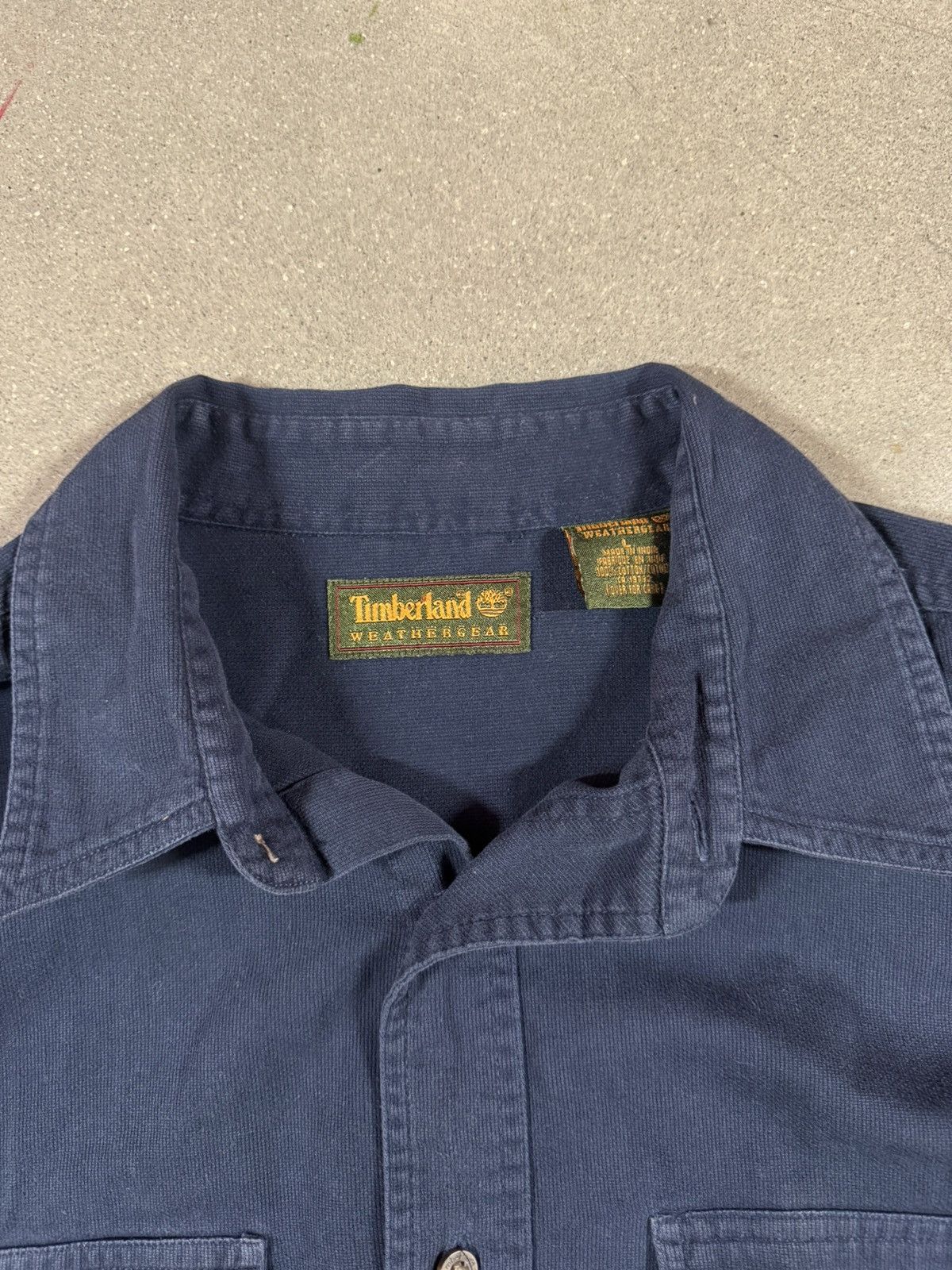 Timberland Vintage Timberland Chamois Shirt Size US L / EU 52-54 / 3 - 3 Thumbnail