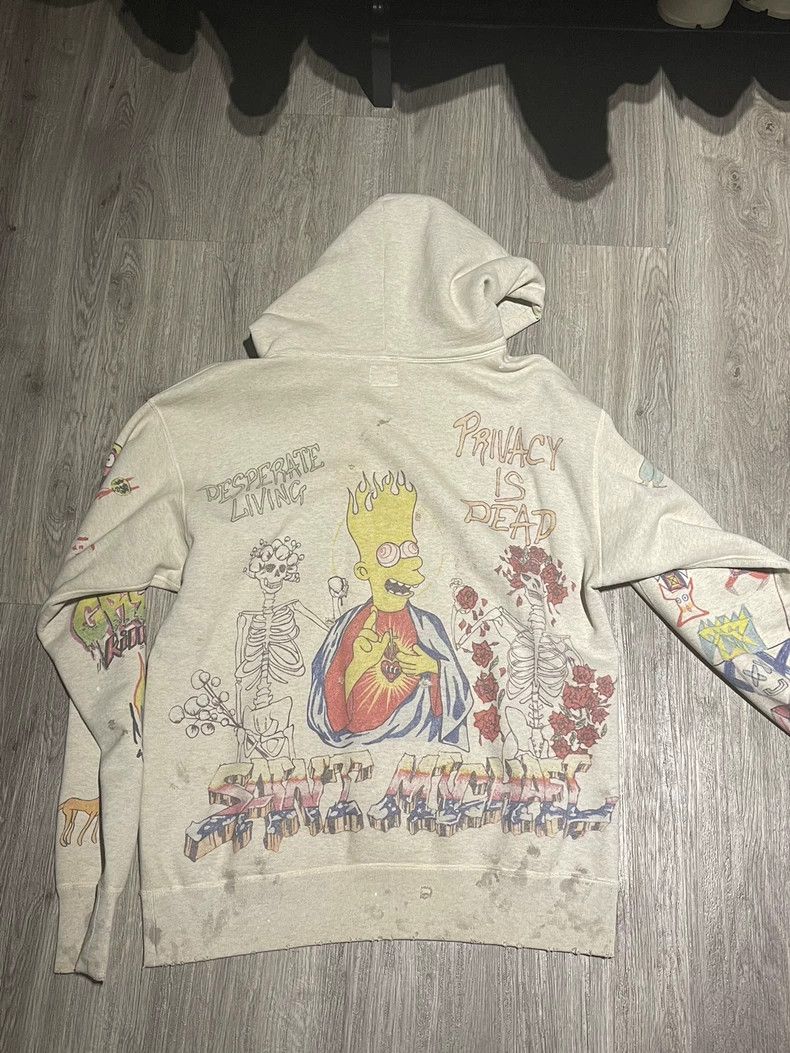 Saint Michael Saint Michael Simpson printed hoodie Size US L / EU 52-54 / 3 - 2 Thumbnail