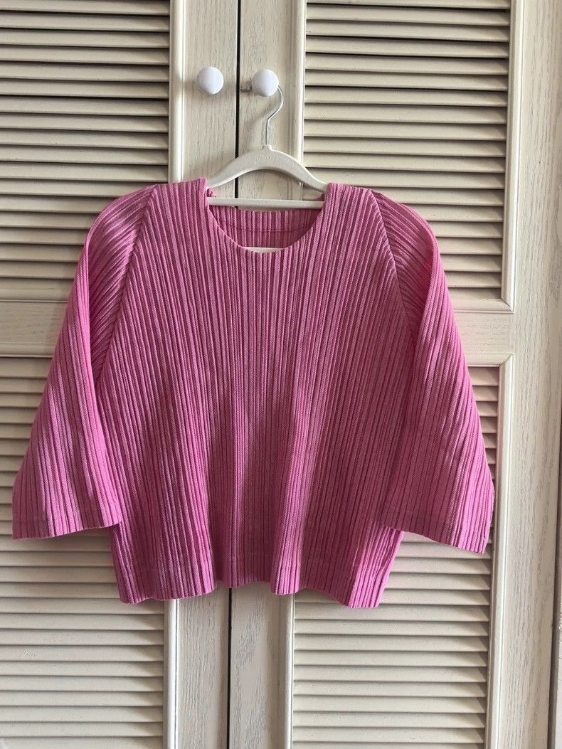 Issey Miyake Issey Miyake Pleats Please Pink Top - dmc Size US M / EU 48-50 / 2 - 1 Thumbnail