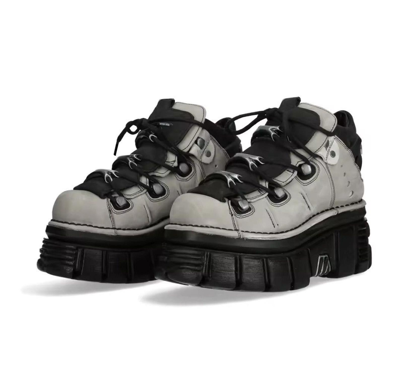 Other Chunky Platform Sneakers - Gray & Black Size US 9 / IT 39 - 1 Thumbnail