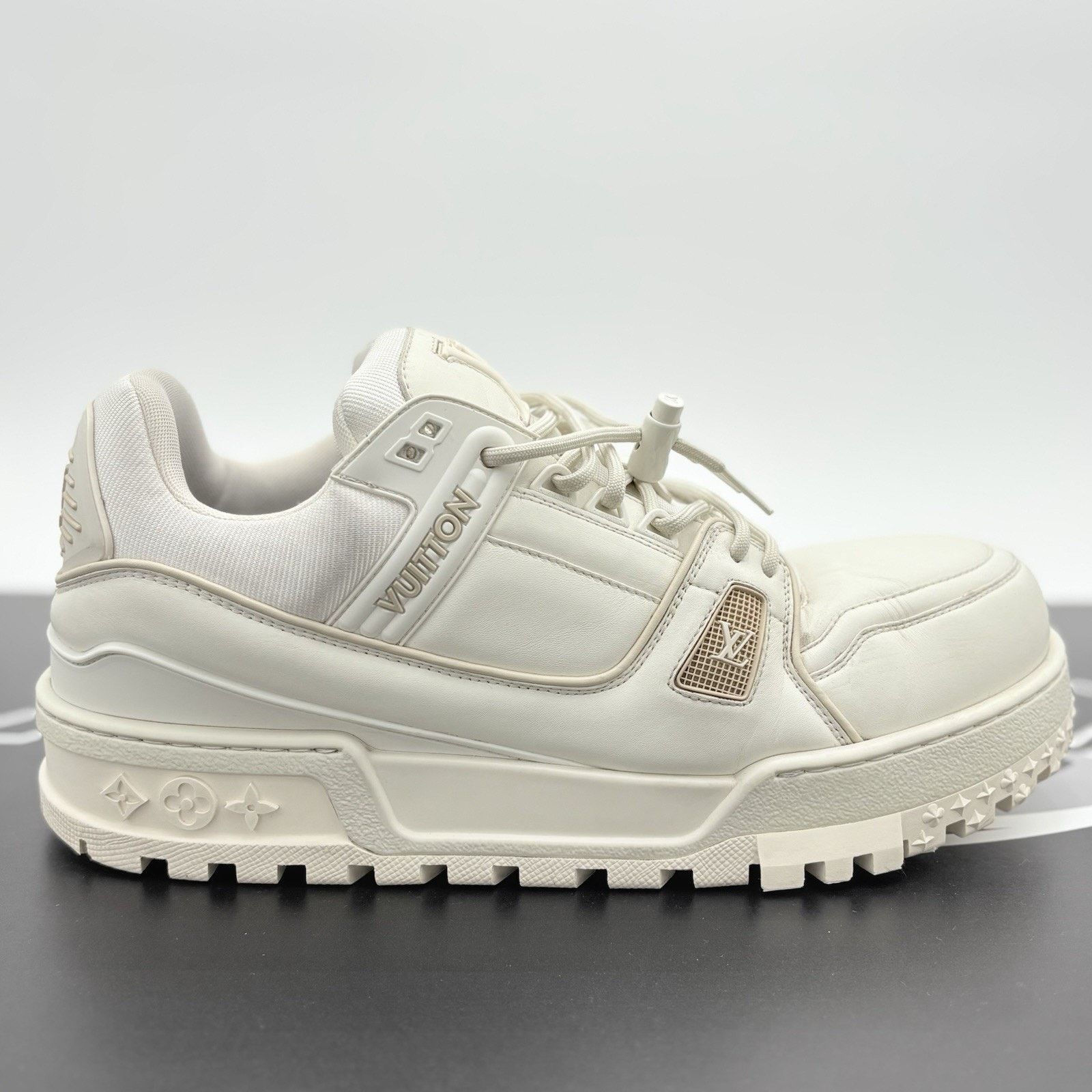Louis Vuitton Louis Vuitton Maxi Trainer ' White ' | GOOD CONDITION! Size US 11.5 / EU 44-45 - 2 Thumbnail
