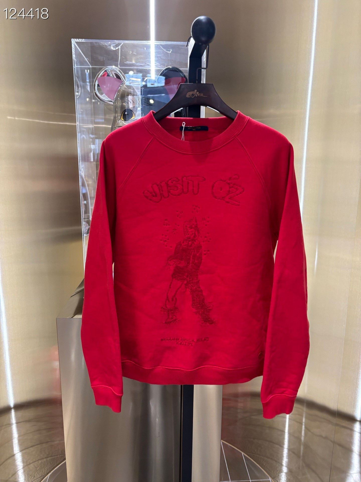 Louis Vuitton Limited Embroidered Fleece Lined Crewneck Size US M / EU 48-50 / 2 - 1 Thumbnail