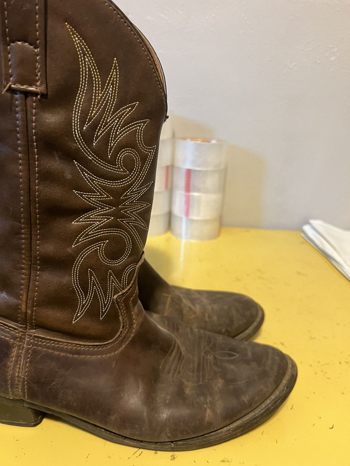 Vintage Laredo Cowboy Boots Sz 10.5 EW Size US 10.5 / EU 43-44 - 5 Thumbnail