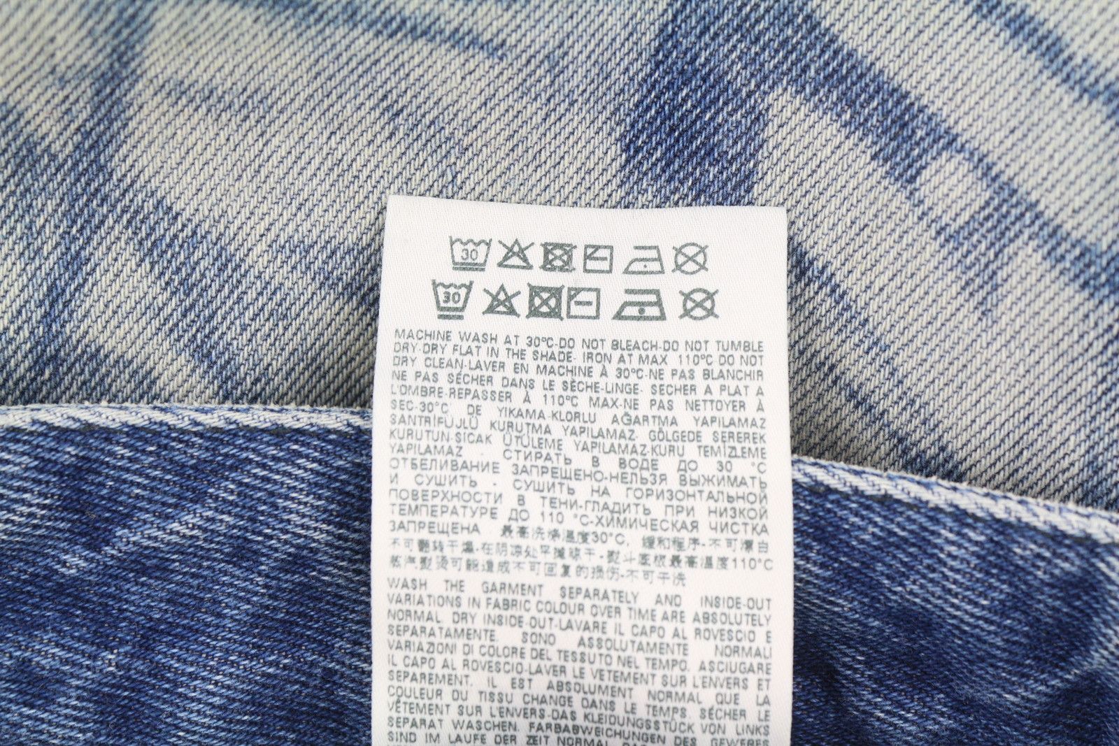 Diesel 1955-FS3 007B8 W29/L32 Blue Washed Pattern 85416 Size US 29 - 11 Thumbnail