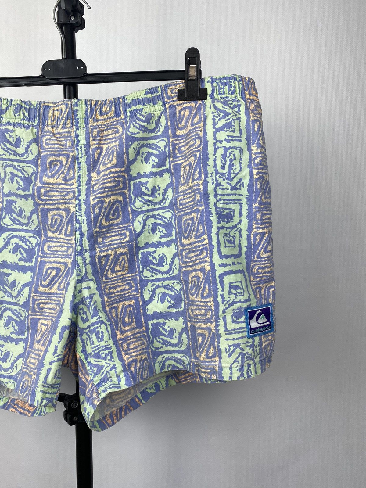 Quiksilver × Vintage 80s rare Vintage Quiksilver shorts skate surf Size US 36 / EU 52 - 4 Thumbnail