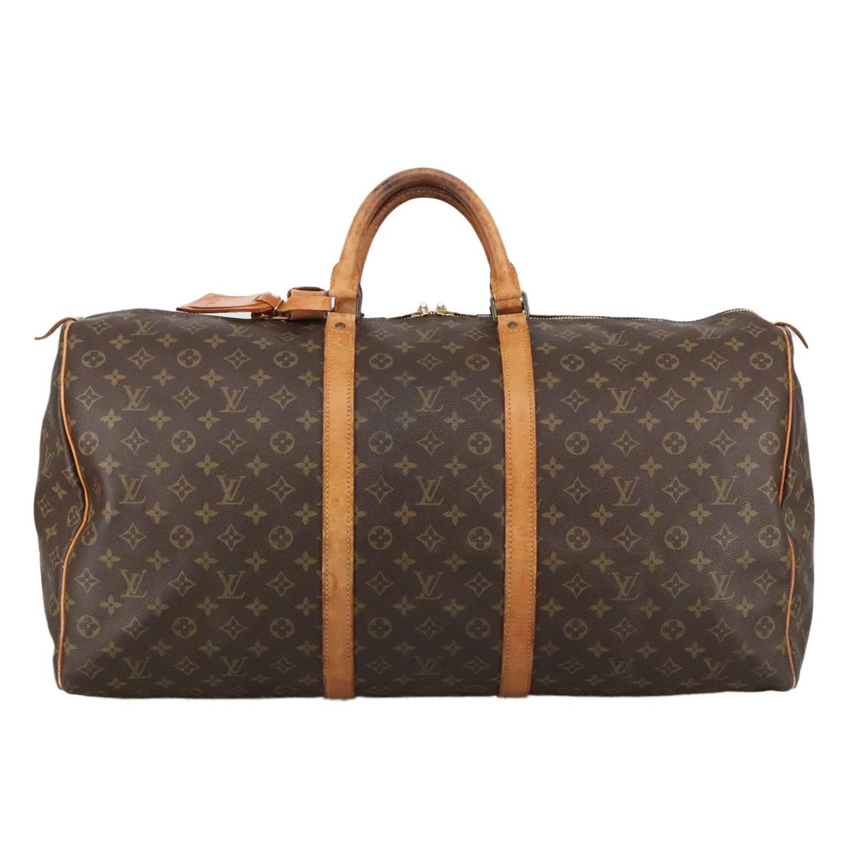 Louis Vuitton Keepall 60 Brown Canvas Travel Bag (Pre-Owned) Size ONE SIZE - 1 Thumbnail