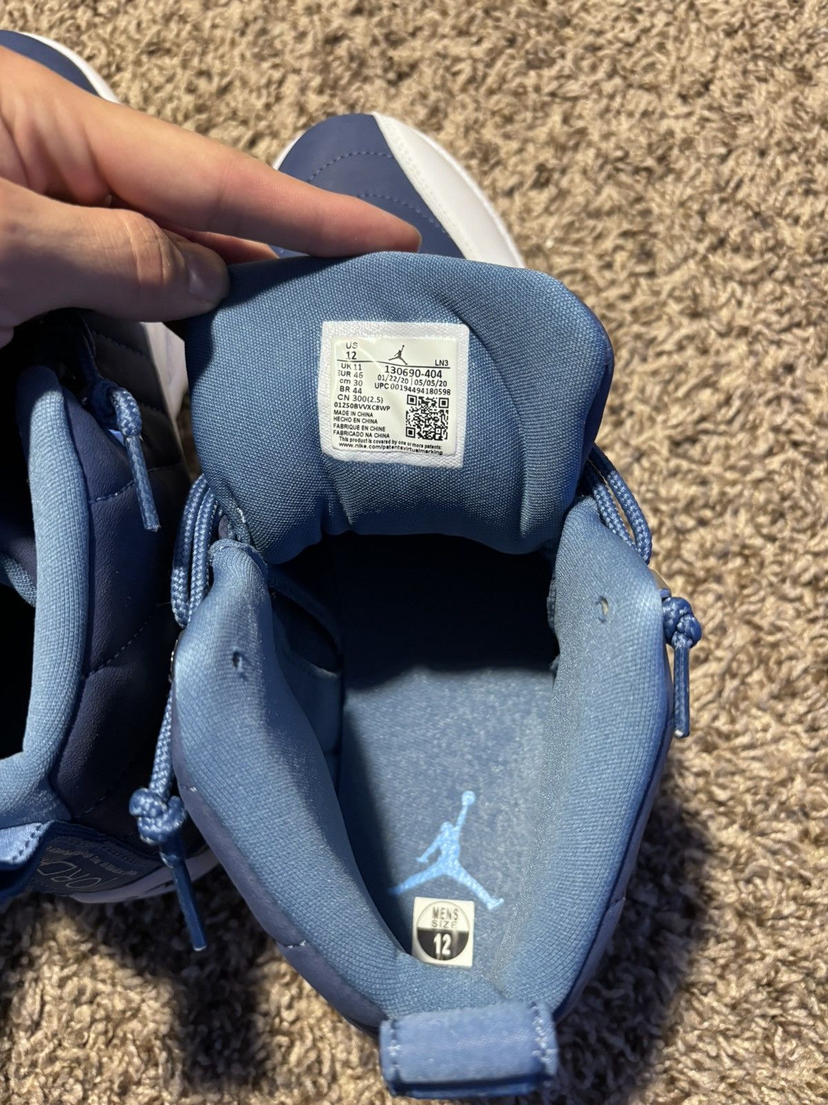 Jordan Brand × Nike Jordan 12 retro indigo Size US 12 / EU 45 - 6 Thumbnail