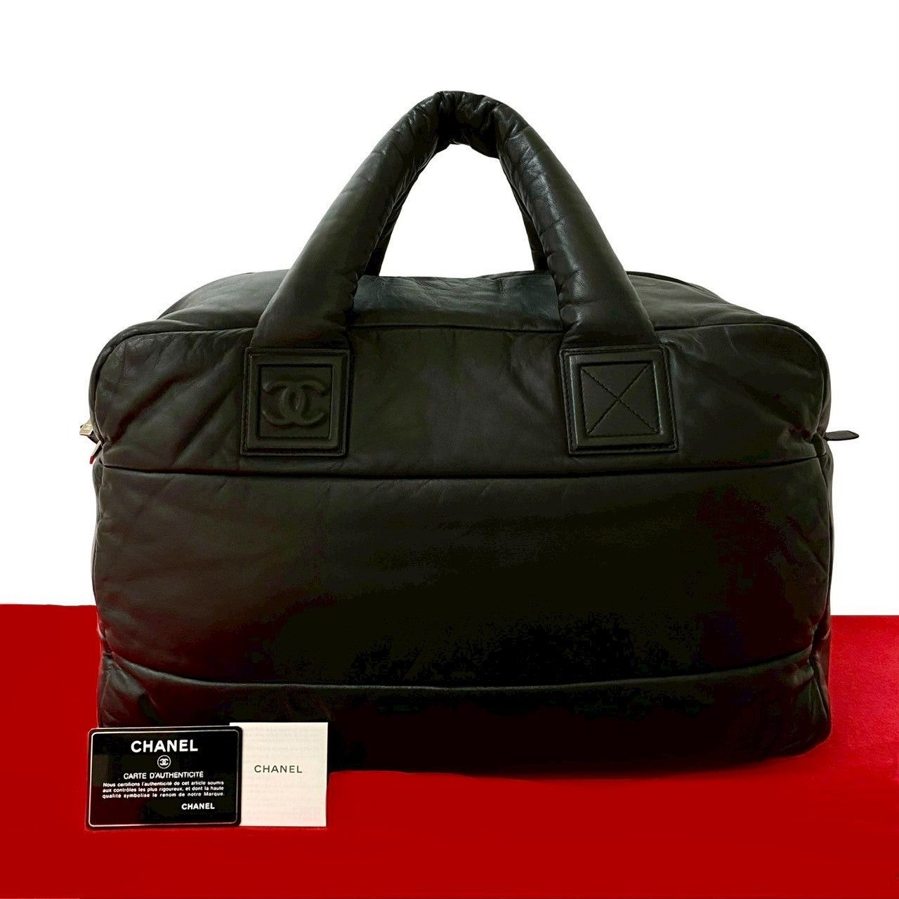Chanel Chanel Handbag Black Leather Size ONE SIZE - 1 Thumbnail