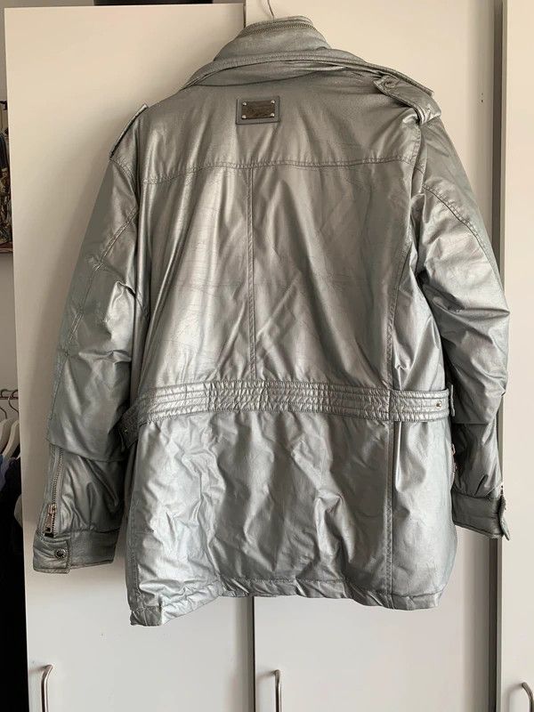 Dolce & Gabbana Dolce & Gabbana Silver Winter Jacket Size US XL / EU 56 / 4 - 7 Thumbnail