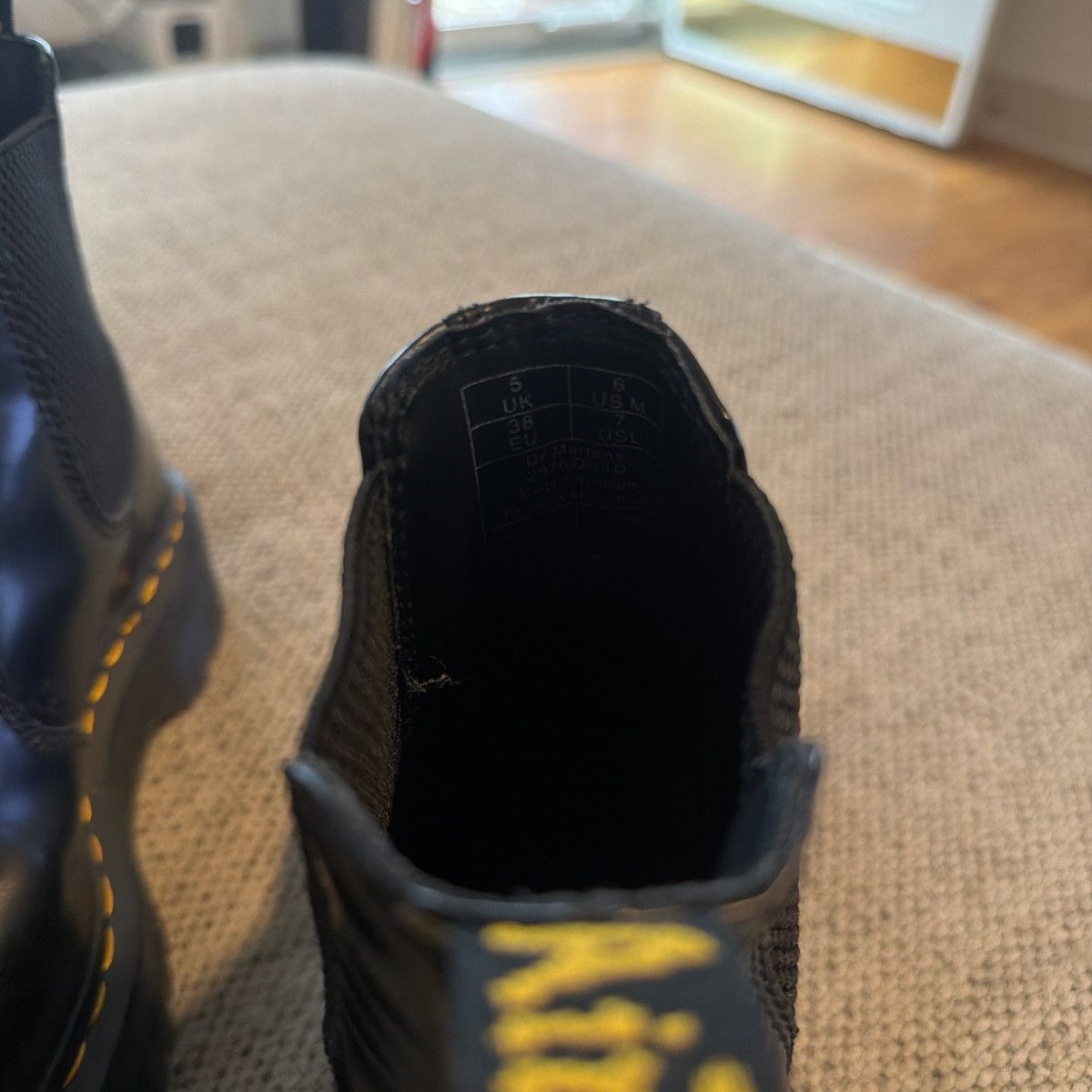 Dr. Martens Black Dr. Martens 2976 Platform Chelsea boots - Leather Size US 7 / IT 37 - 6 Thumbnail