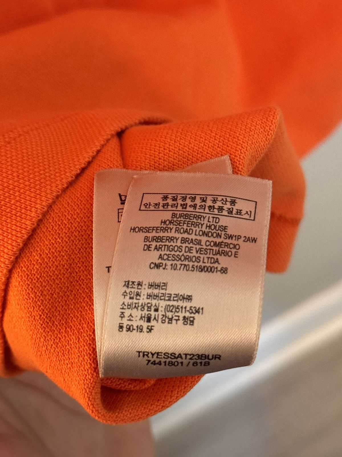 Burberry Burberry Polo Size US XL / EU 56 / 4 - 15 Thumbnail
