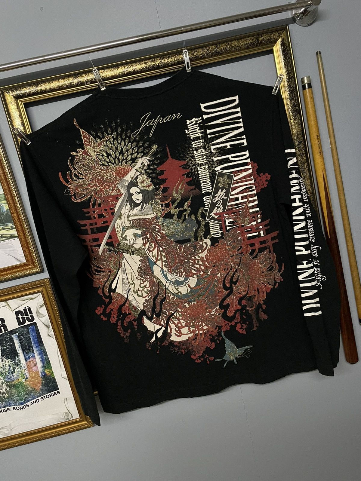 Designer × Japanese Brand × Vintage Vintage Japan 90s Divine Retribution King Of Slay Sukajan Size US XL / EU 56 / 4 - 2 Thumbnail