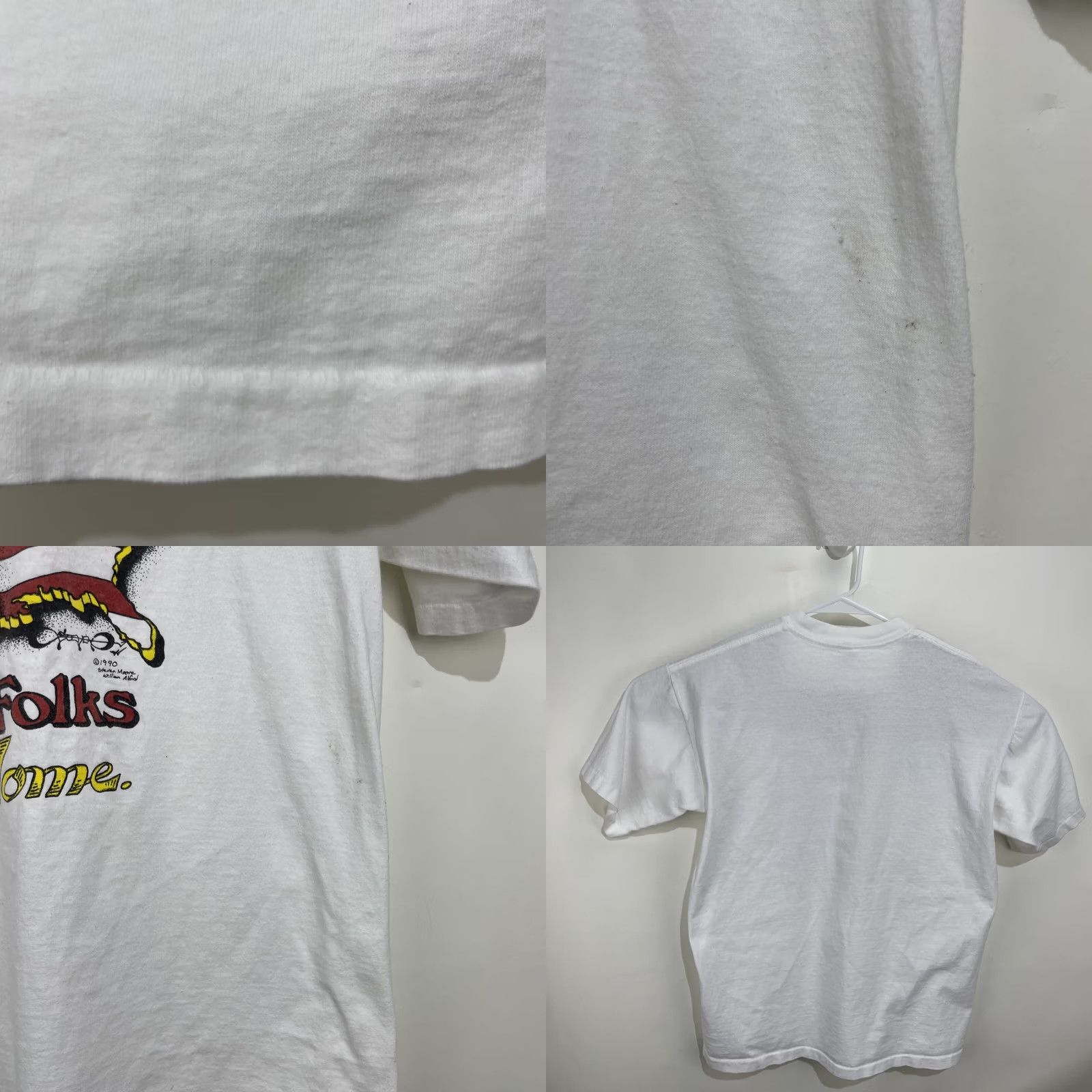 Vintage VINTAGE Desert Storm T Shirt 90s Center Cut White Cotton XL USA Military Logo 1990s Mens Short Sleeve Crew Neck Graphic Print Storm Size US XL / EU 56 / 4 - 9 Thumbnail