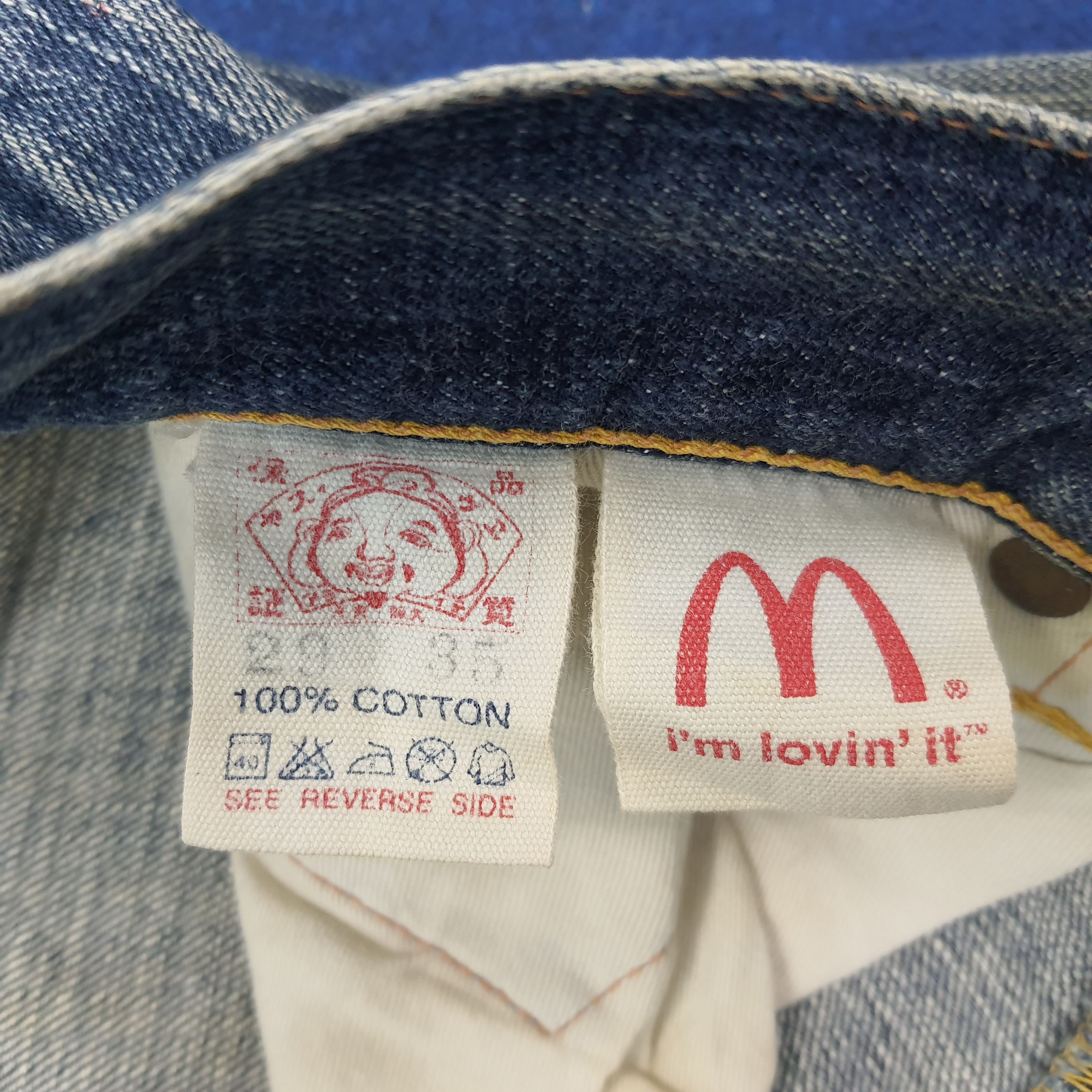 Evisu Vintage Evisu x McDonalds Japan Custom Daicock Jeans C252N25 Size US 28 / EU 44 - 9 Thumbnail