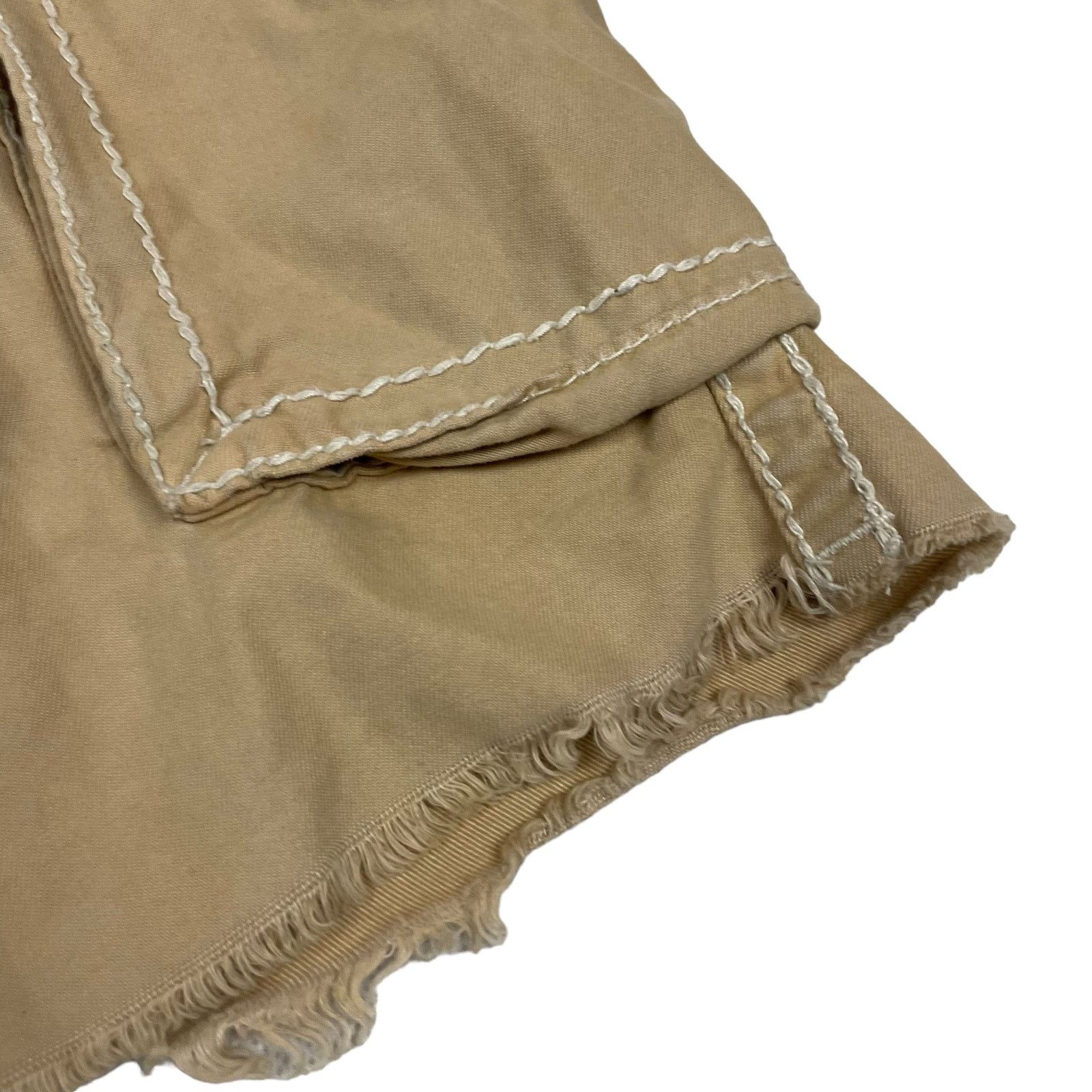True Religion × Vintage True Religion Men's Brown Cotton Zip Fly High-Rise Shorts 30 Size US 30 / EU 46 - 4 Thumbnail