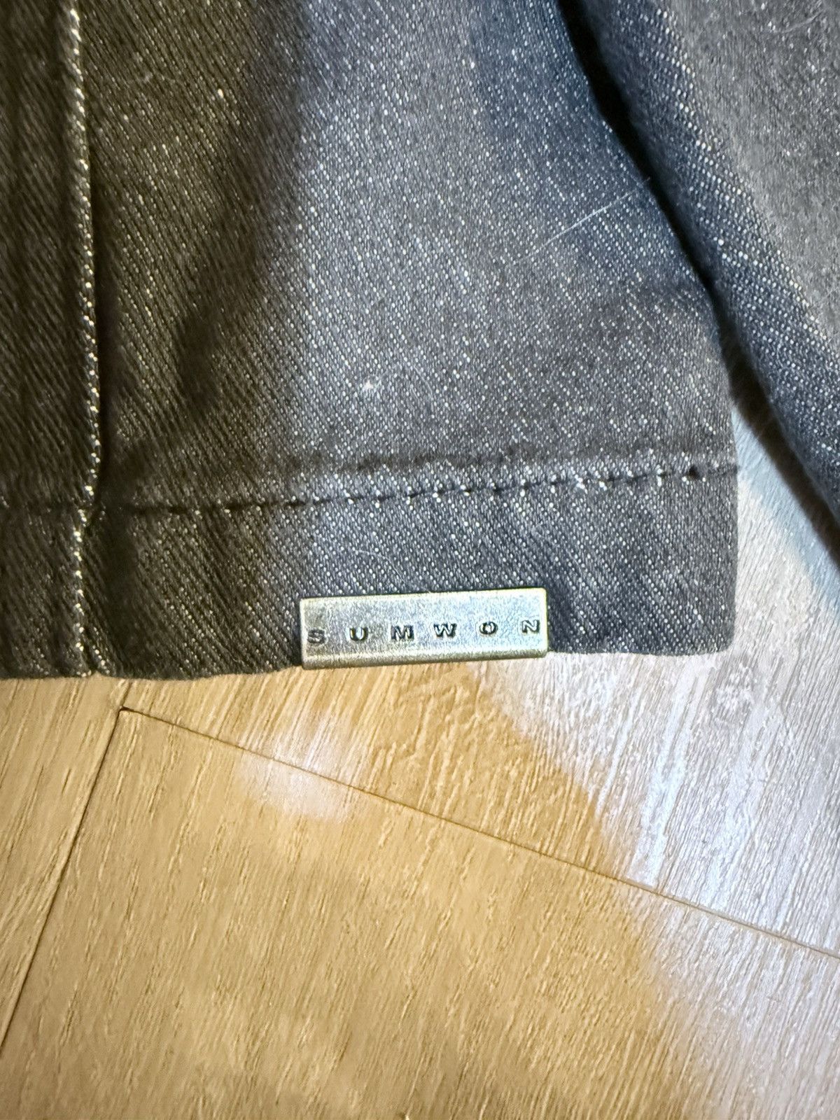 Other Cropped Zipper Hood Utility Jacket Blue Grey Size M Size US M / EU 48-50 / 2 - 4 Thumbnail