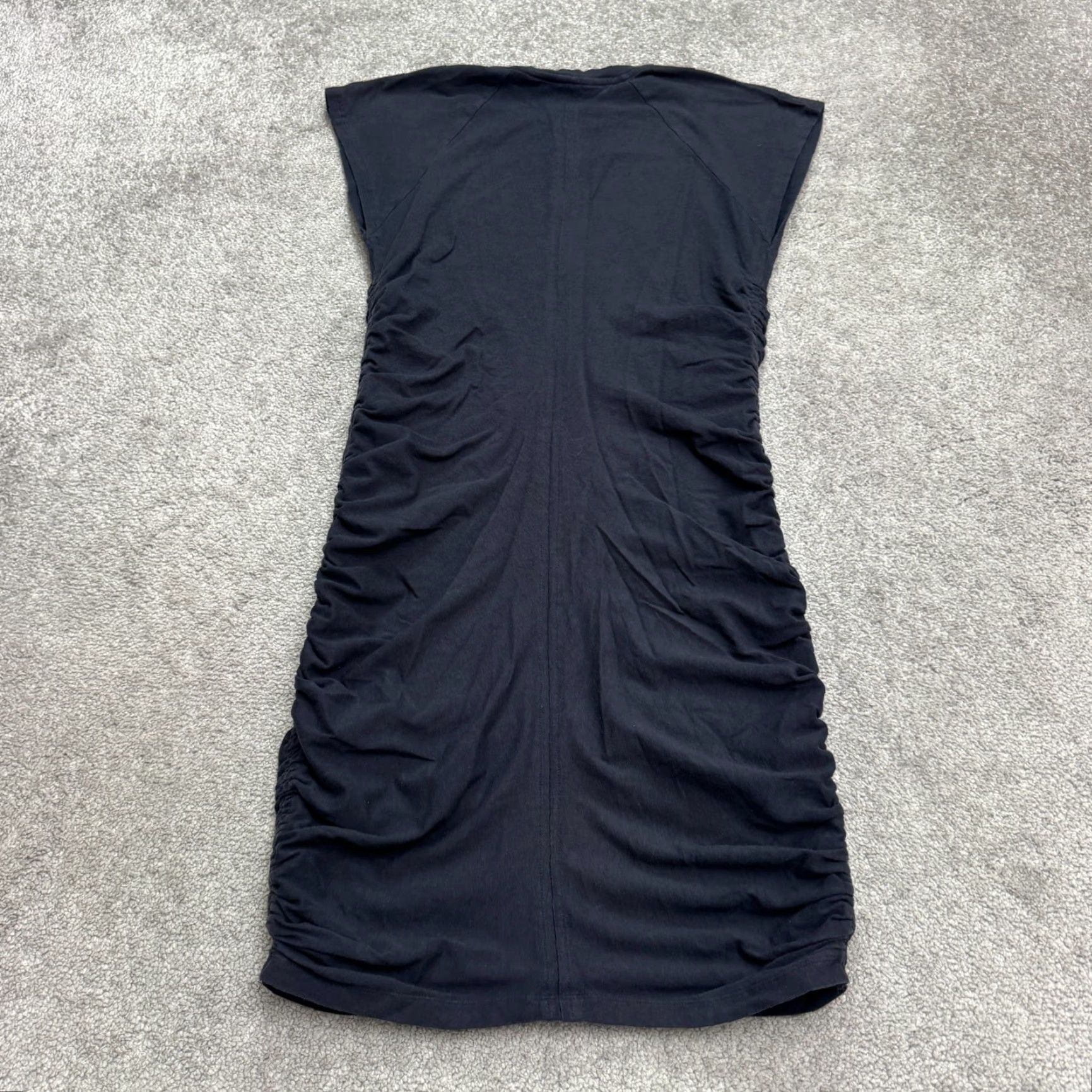 Athleta Athleta Dress Womens Small Nay Blue Sleeveless Bodycon Mini Ruched Casual Fashion Size S / US 4 / IT 40 - 3 Thumbnail