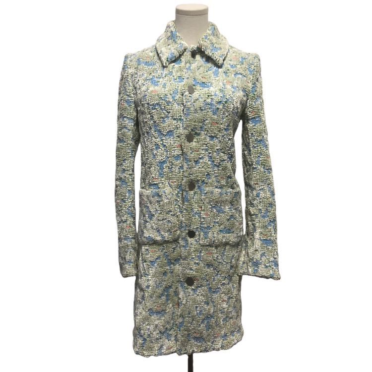 Bottega Veneta Bottega Veneta Multi-Color Textured Coat Size 38 Size XS / US 0-2 / IT 36-38 - 1 Thumbnail