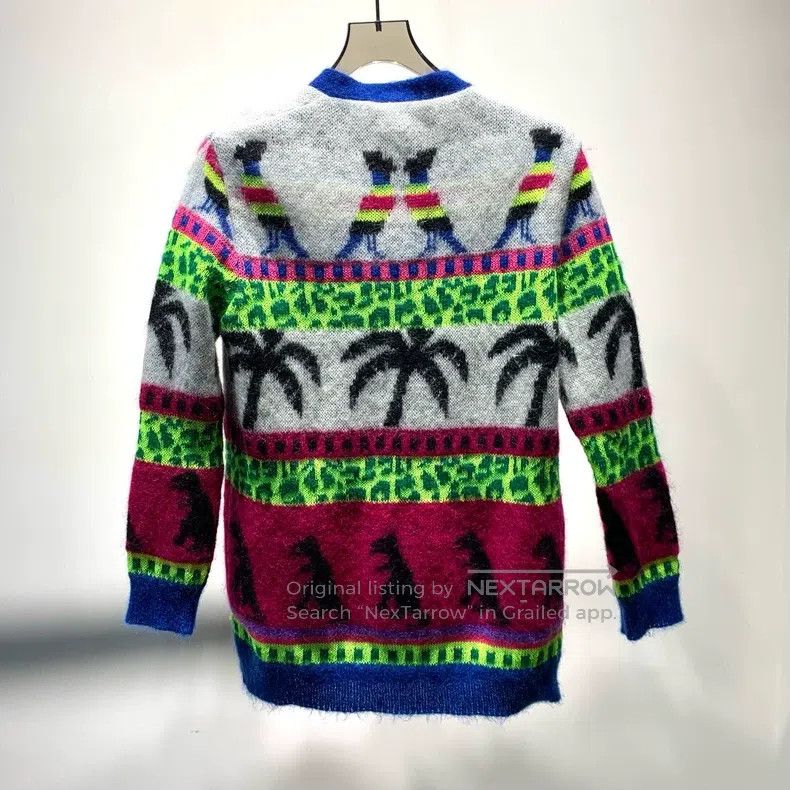 Saint Laurent Paris Saint Laurent Paris Palm Tree Cardigan Sweater Size US XS / EU 42 / 0 - 8 Thumbnail
