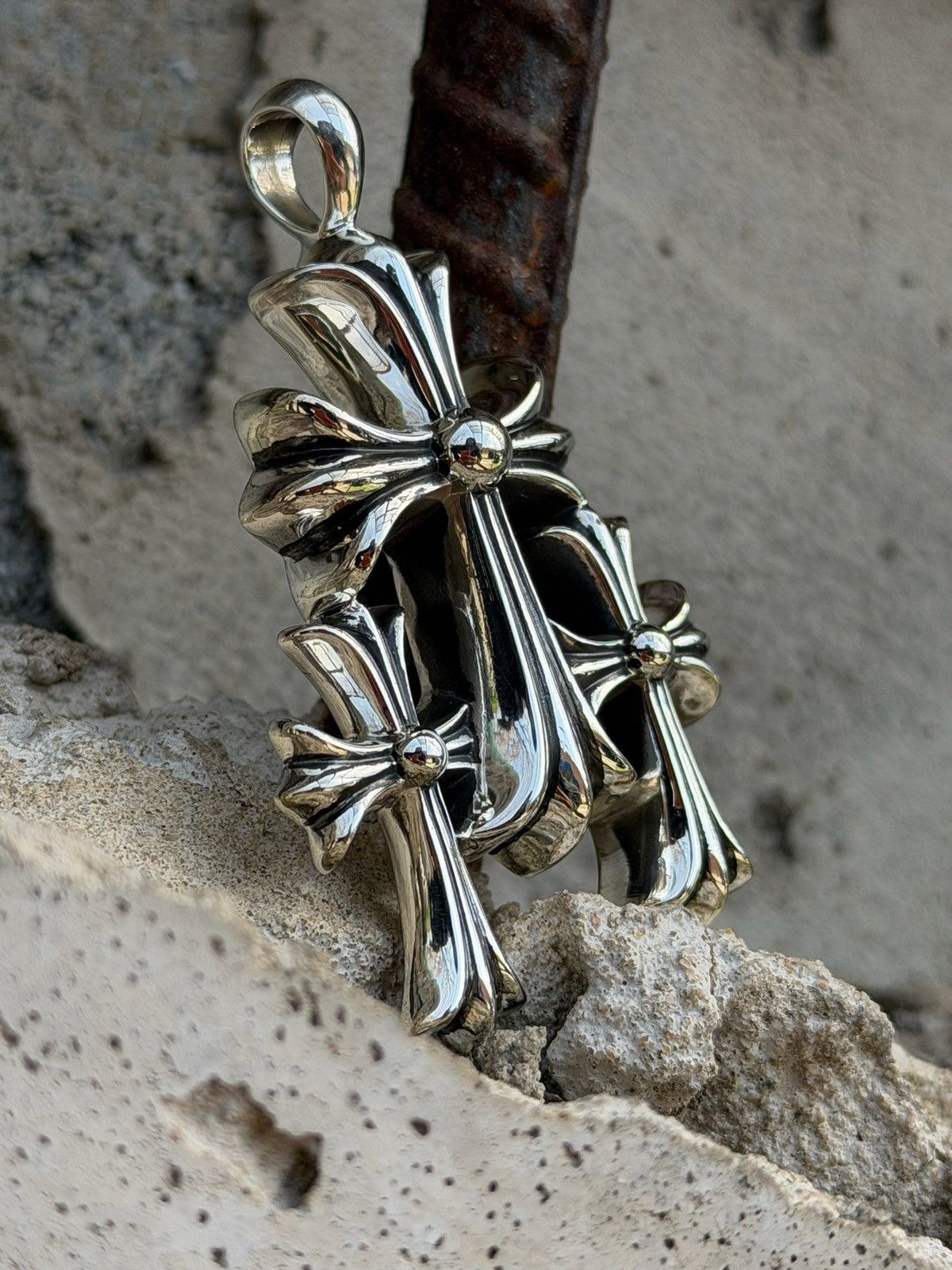 Chrome Hearts Chrome Hearts Triple Cross Pendant Size ONE SIZE - 1 Thumbnail