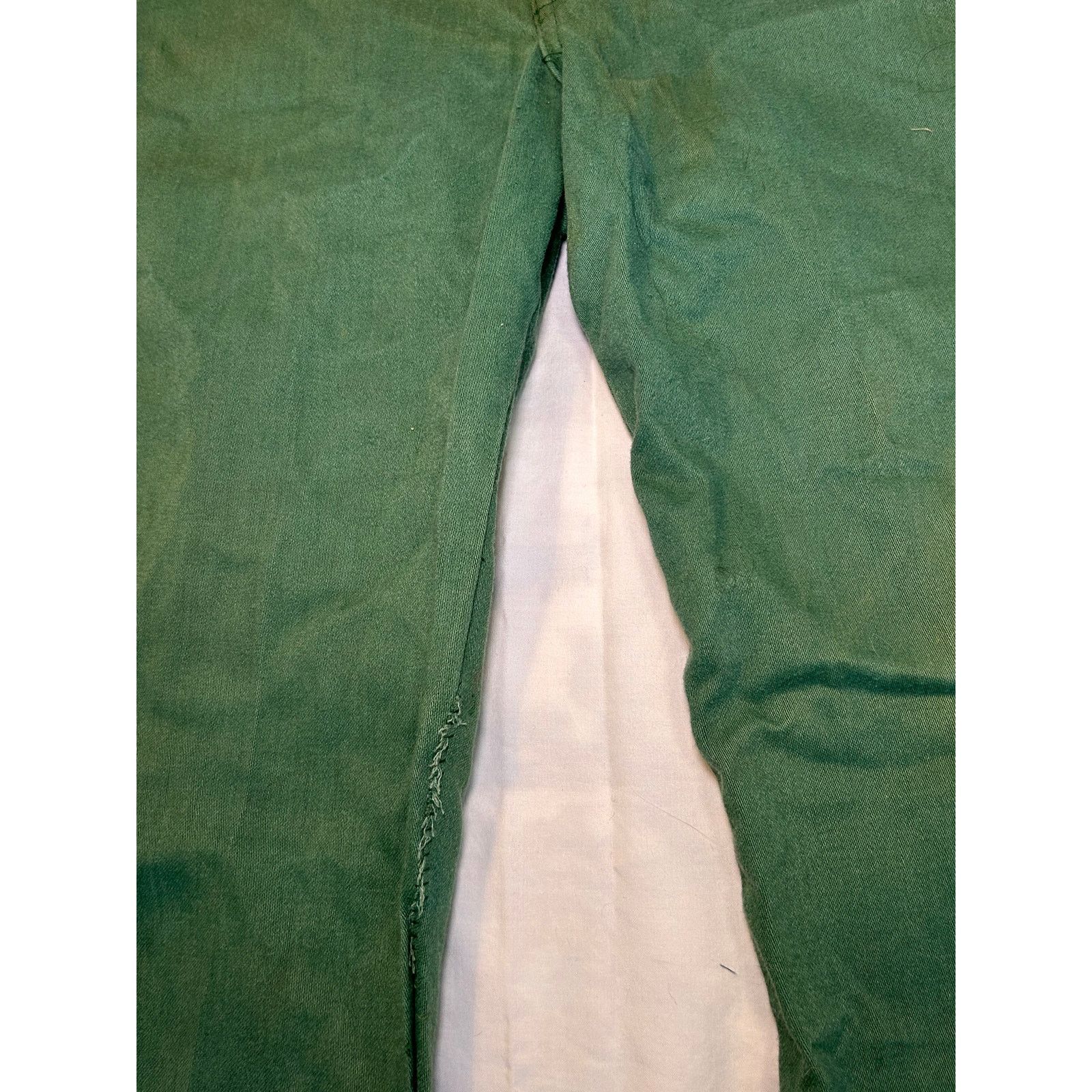 Other Vintage Forest Green High-Waisted Flare Pants, Size 2 Size 26" / US 2 / IT 38 - 5 Thumbnail