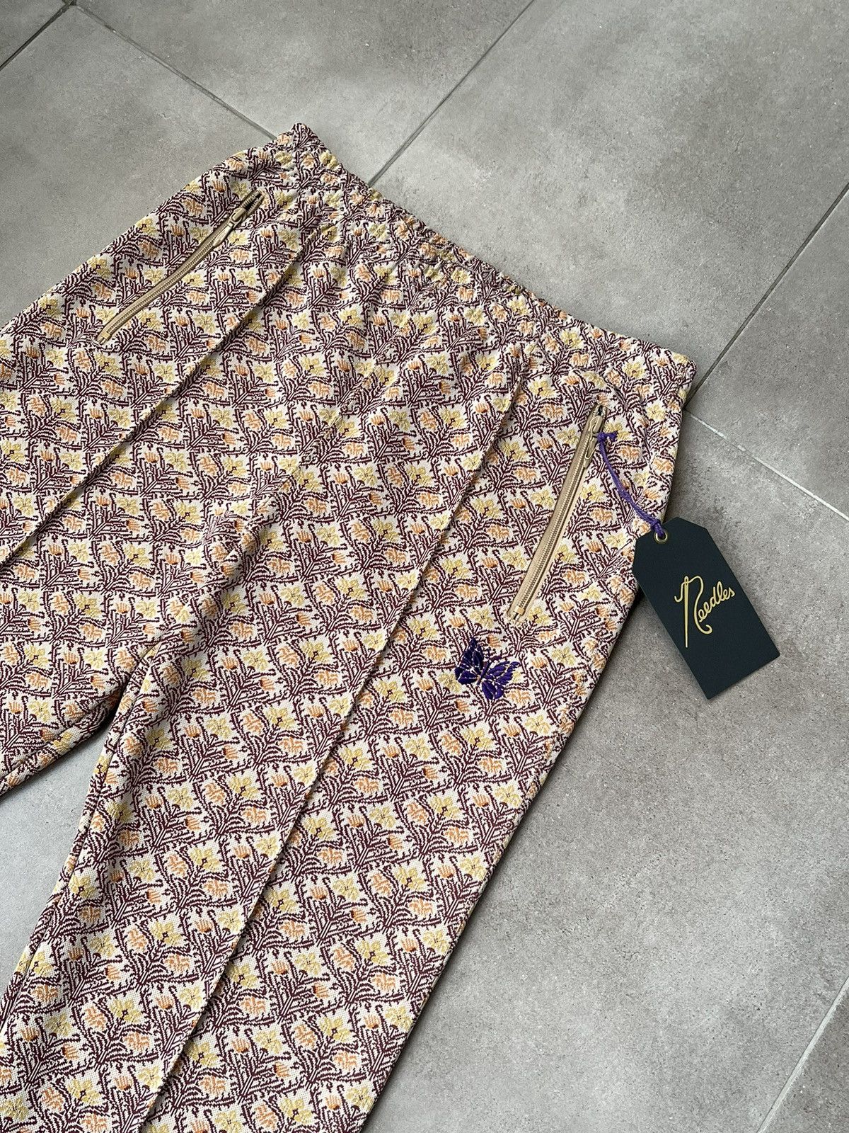 Needles !DS! DS23 Needles Butterfly Logo "Arabesque" Track Pants Size US 32 / EU 48 - 15 Thumbnail