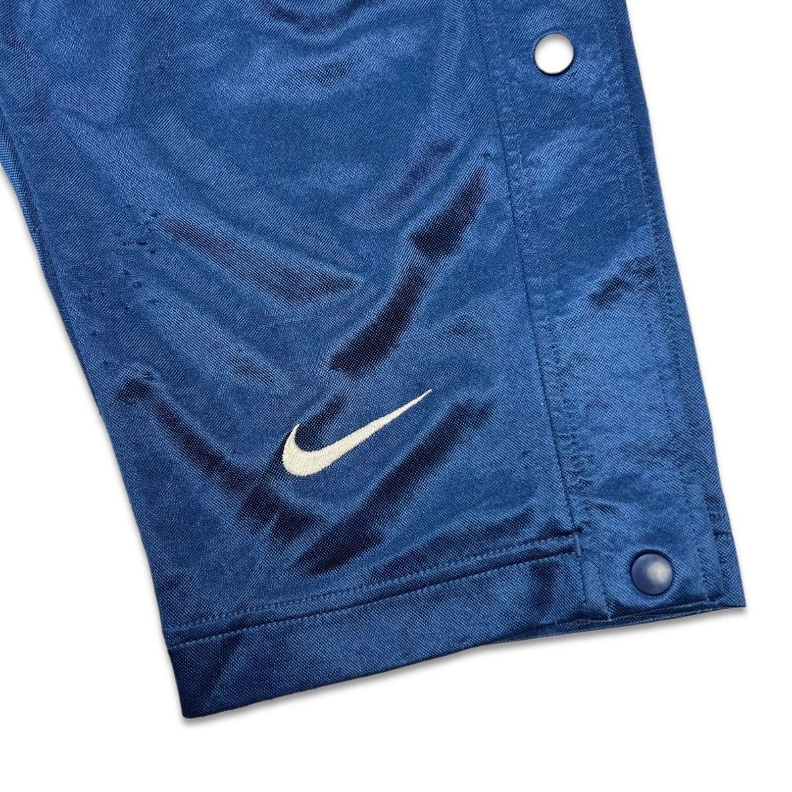 Nike × Vintage VTG 90s Nike Sportswear Track Pants Large Swoosh Tear Away Size US 32 / EU 48 - 2 Thumbnail