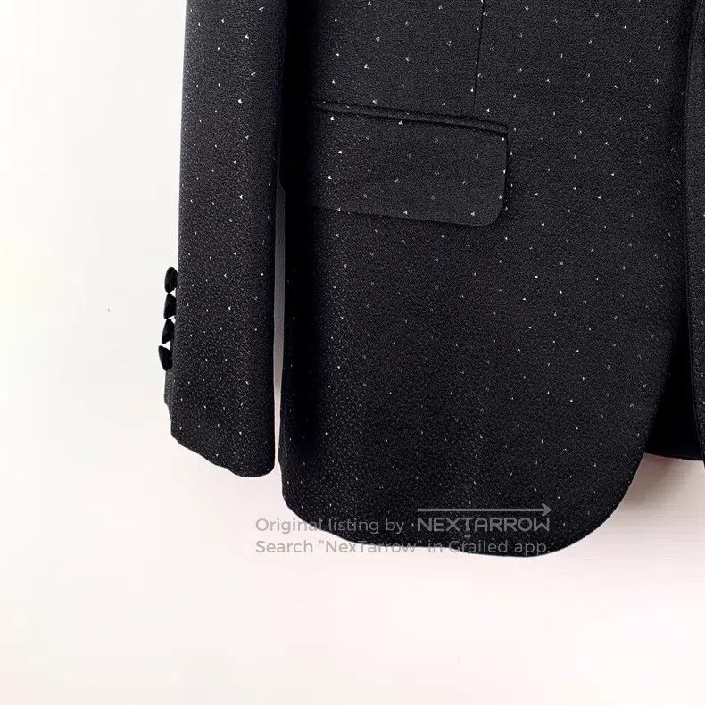 Saint Laurent Paris Saint Laurent Paris Black Collar Single-Breasted Long-Slee Size US L / EU 52-54 / 3 - 4 Thumbnail