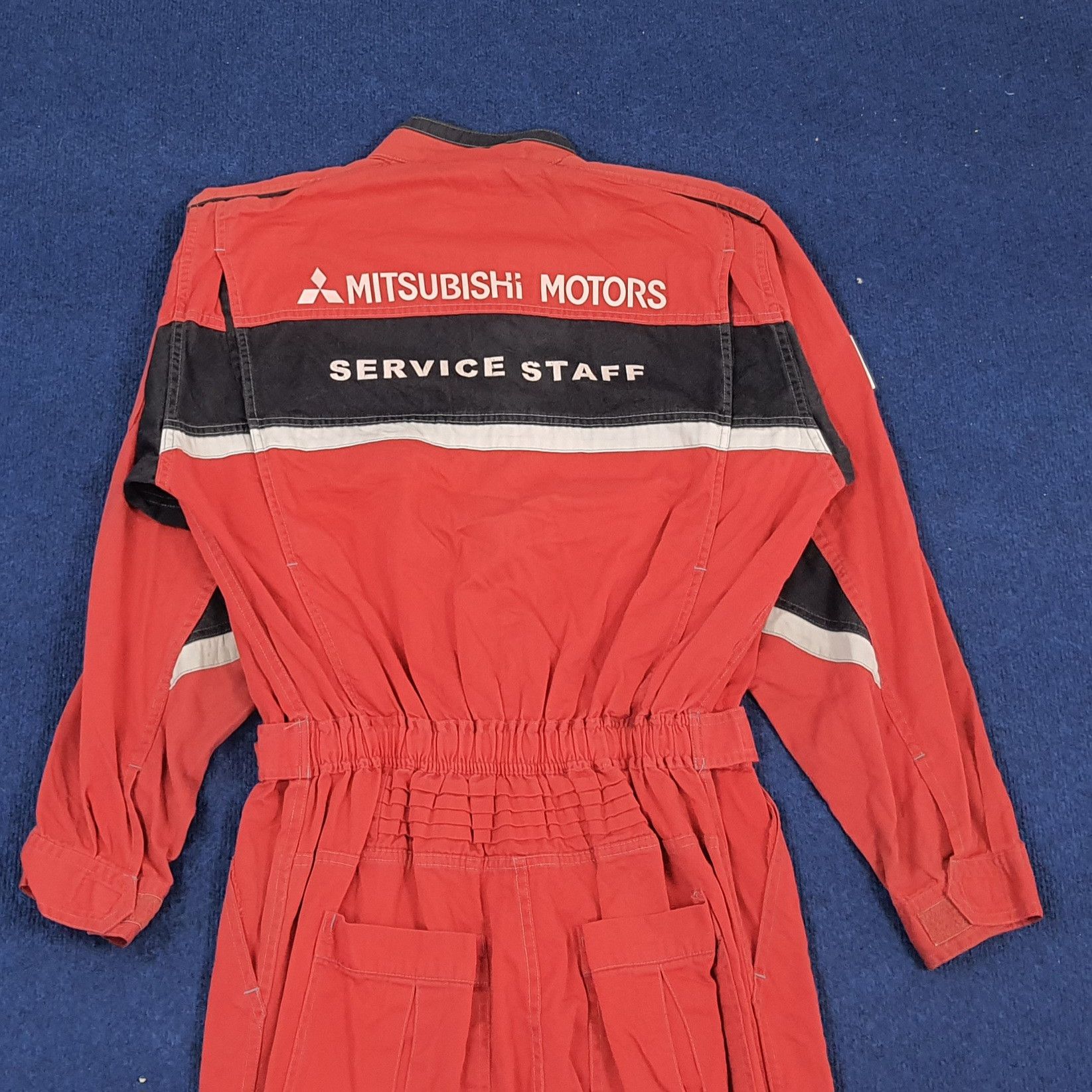 Japanese Brand × Vintage Vintage Ralli Art Mitsubishi Motors Japan Workwear Coverall Size US M / EU 48-50 / 2 - 1 Thumbnail