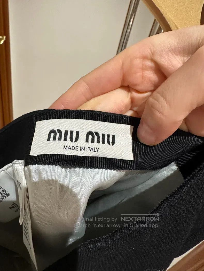 Miu Miu Miu Miu 36 overskirt Size 35" - 4 Thumbnail