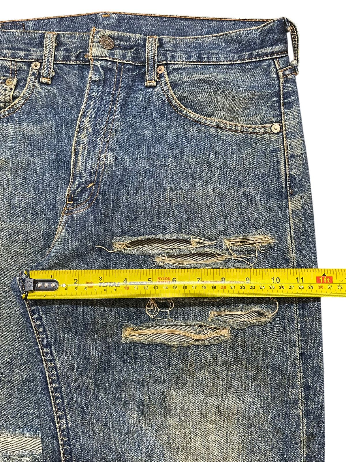 Vintage 90s Japan Levis 512 Distressed Style Baggy Jeans