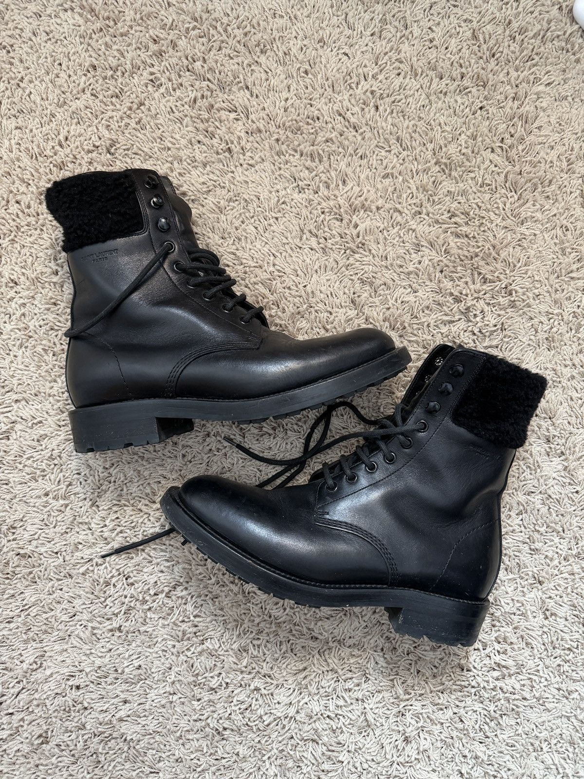 Saint Laurent Paris Saint Laurent Winter Combat Boot Size 40 Size US 7 / EU 40 - 1 Thumbnail