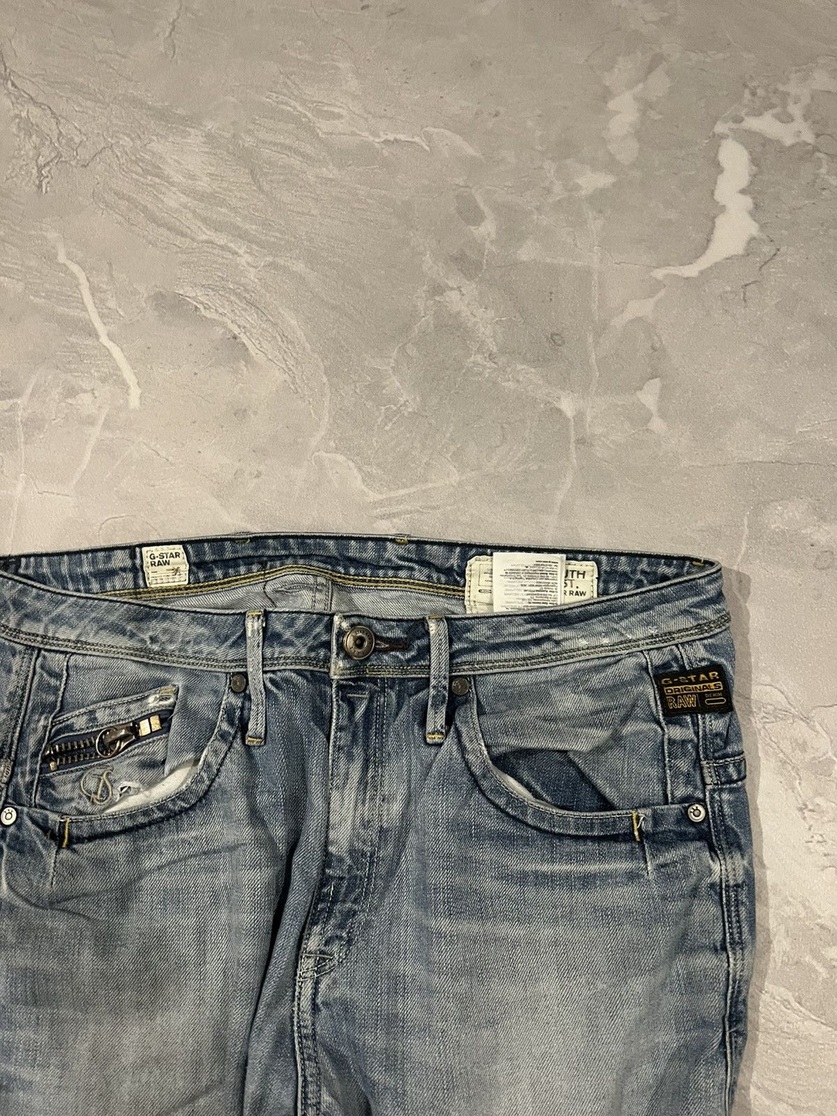 Vintage Faded Streetwear Vintage G-Star / Heavy Style Grunge 90s Size US 32 / EU 48 - 6 Thumbnail