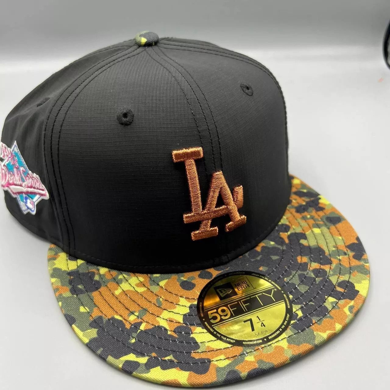 New Era Los Angeles LA Dodgers Hat Men 7 1/4 59Fifty New Era Fitted Size ONE SIZE - 1 Thumbnail