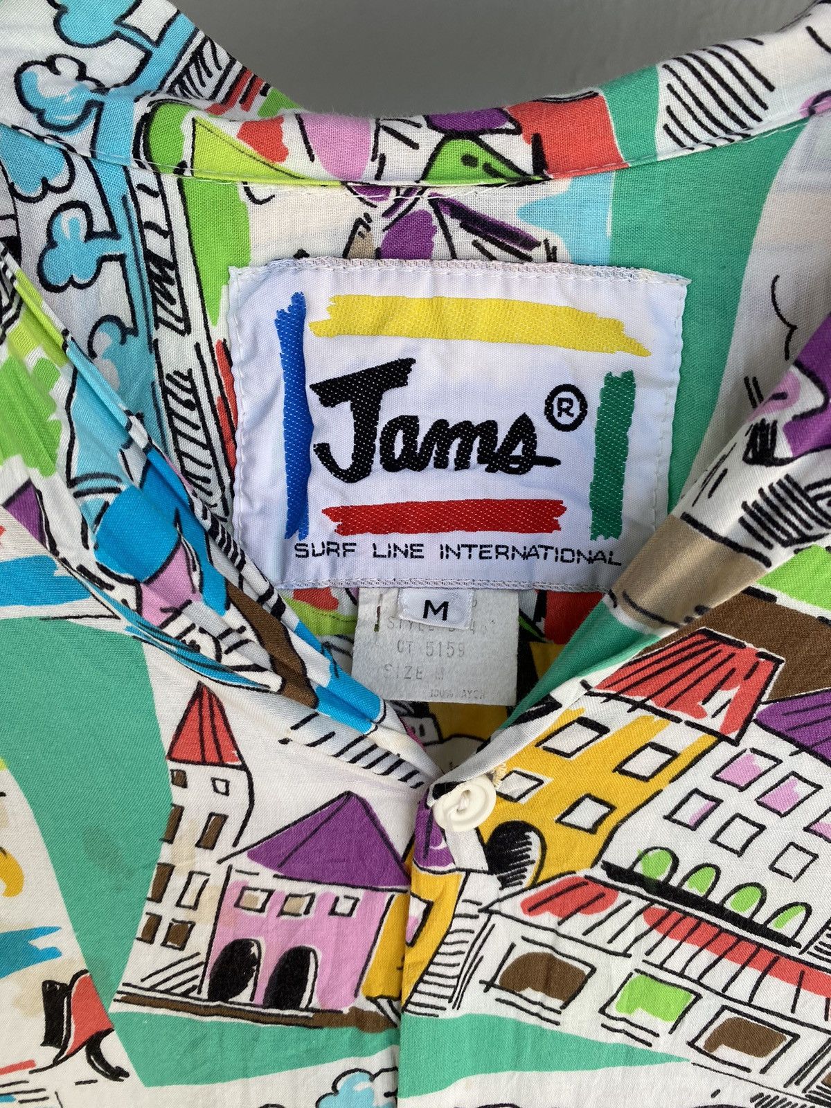 Jams World × Vintage Vintage Jams World Men's Hawaiian Shirt Size US M / EU 48-50 / 2 - 5 Thumbnail