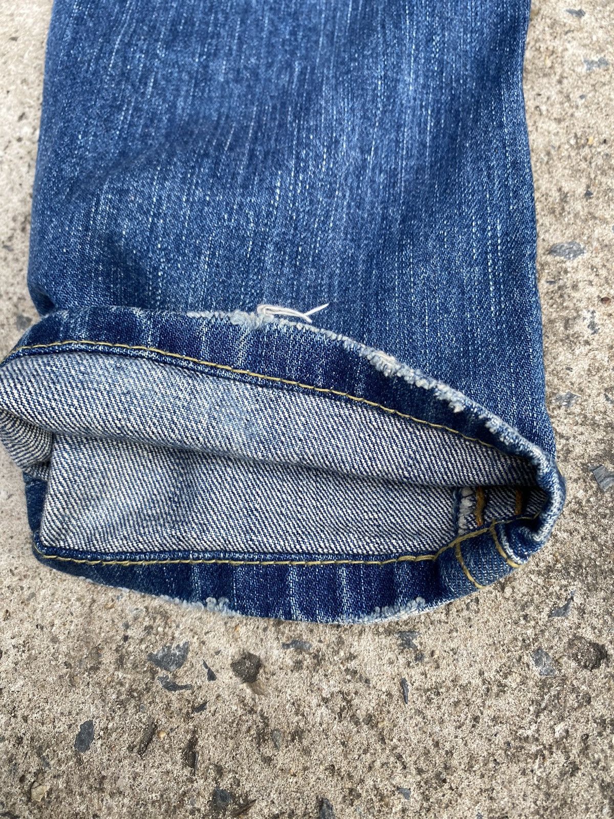 If Six Was Nine × Japanese Brand × Le Grande Bleu (L.G.B.) Yoshimoto Nara x Lolita Jeans Distressed Pants Size US 30 / EU 46 - 3 Thumbnail