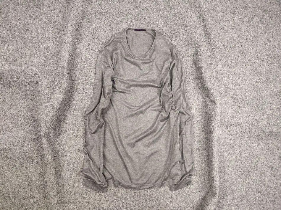 Montagut Maison Montagut Design Cotton Light Gray Long Sleeve Shirt Size US L / EU 52-54 / 3 - 1 Thumbnail
