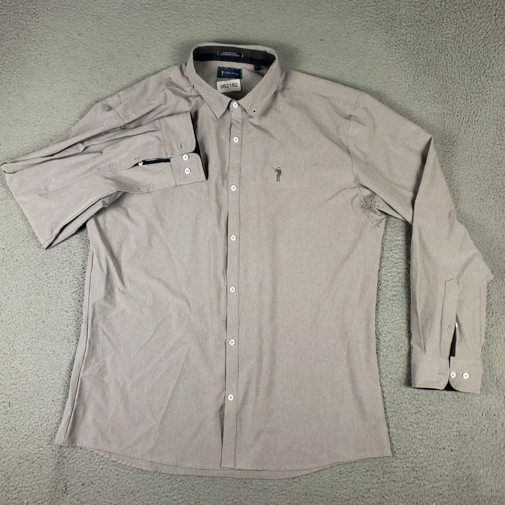 Vintage William Murray Shirt Mens 2XL Long Sleeve Button Up Golf Performance Athletic Size US XXL / EU 58 / 5 - 3 Thumbnail