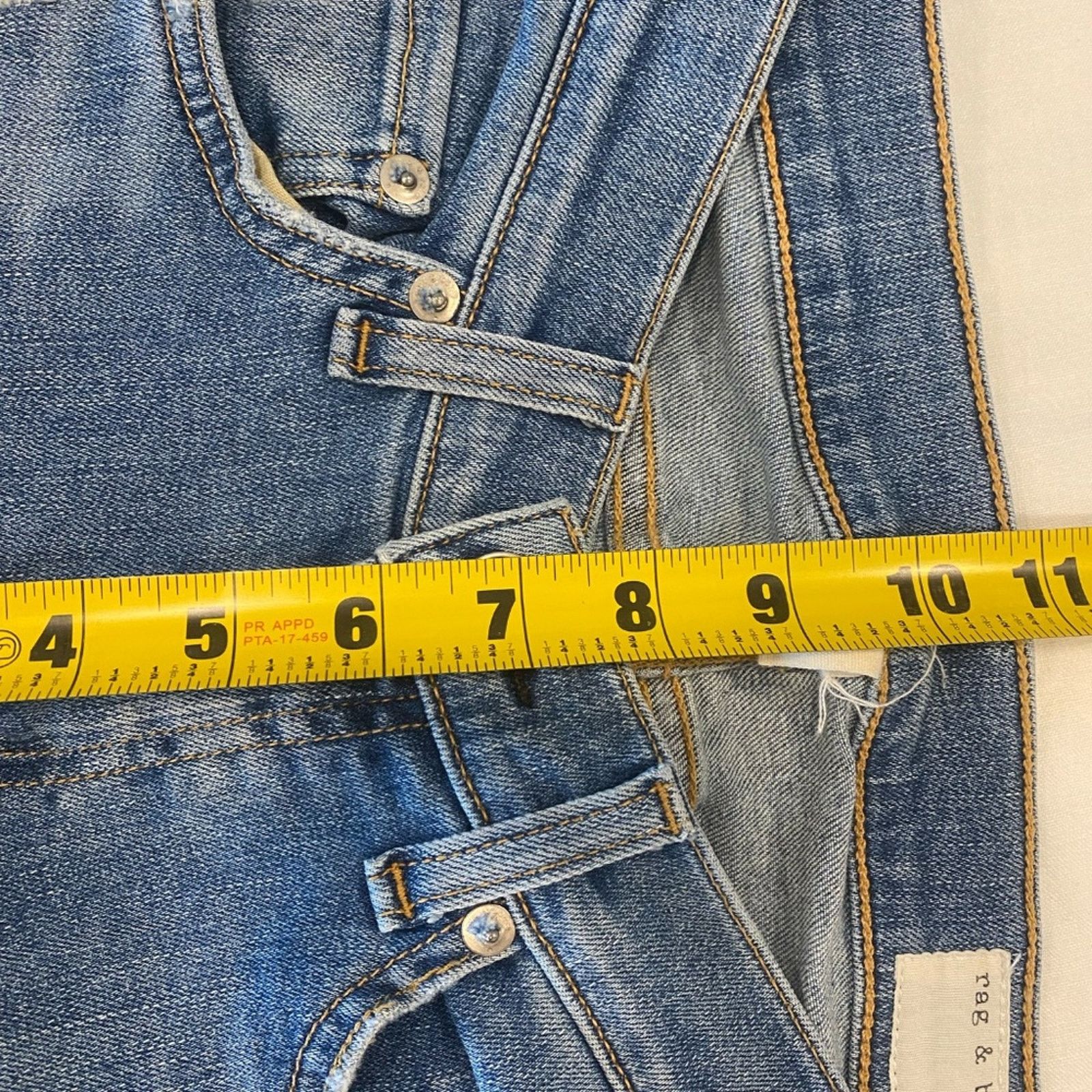 Rag & Bone Rag & Bone Women's Skinny Jean Distressed Raw Hem - 24 Size 24" / US 00 / IT 34 - 8 Thumbnail