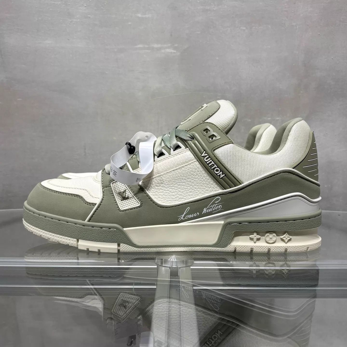 Louis Vuitton LV Trainer Matcha Green BNIB UK10 44 Size US 11 / EU 44 - 3 Thumbnail