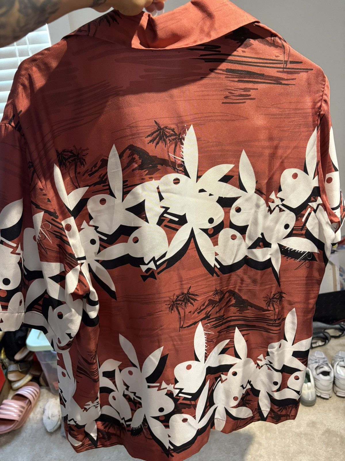 Amiri Playboy aloha Amiri silk shirt Size US M / EU 48-50 / 2 - 8 Thumbnail