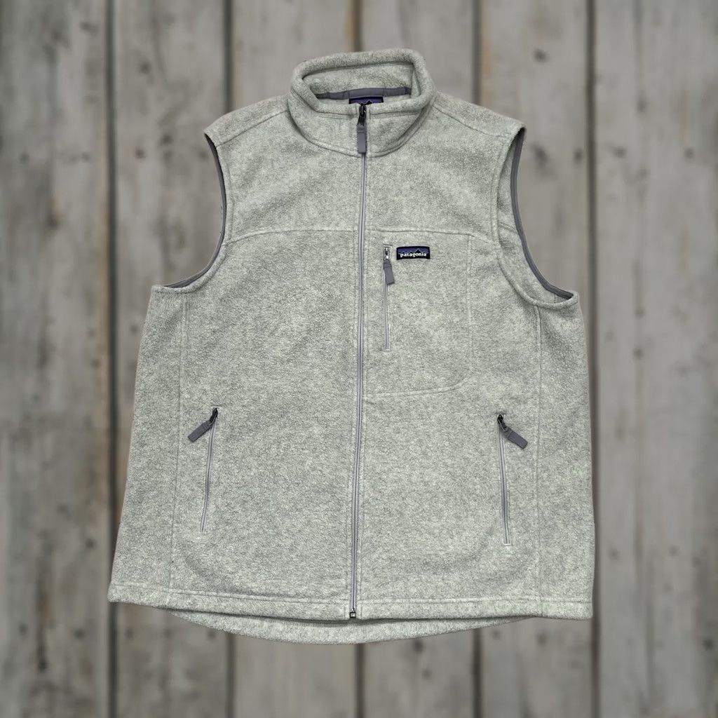 Patagonia Patagonia Vest Mens XL Classic Synchilla Oatmeal Full Zip Outdoor Preppy Size US XL / EU 56 / 4 - 1 Thumbnail