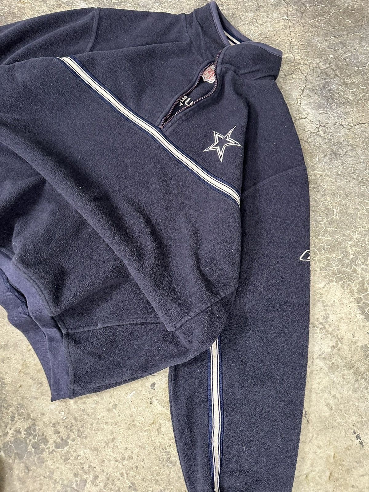 NFL × Vintage Vintage Dallas Cowboys Quarterzip Fleece Size US L / EU 52-54 / 3 - 3 Thumbnail