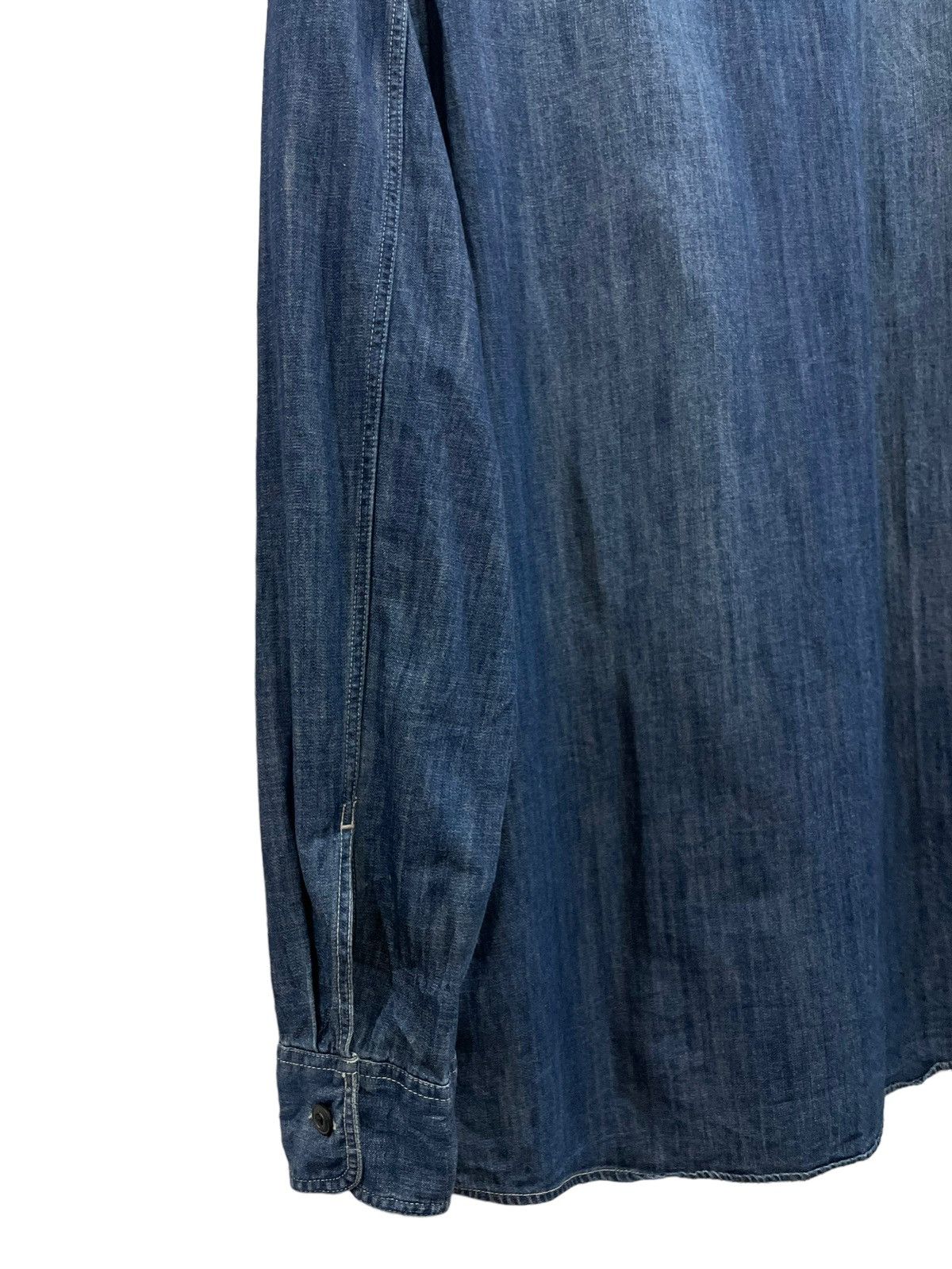 Japanese Brand × Jun Takahashi Vtg Y2k Uniqlo Faded Button Denim Jeans Flannel Size US XL / EU 56 / 4 - 11 Thumbnail