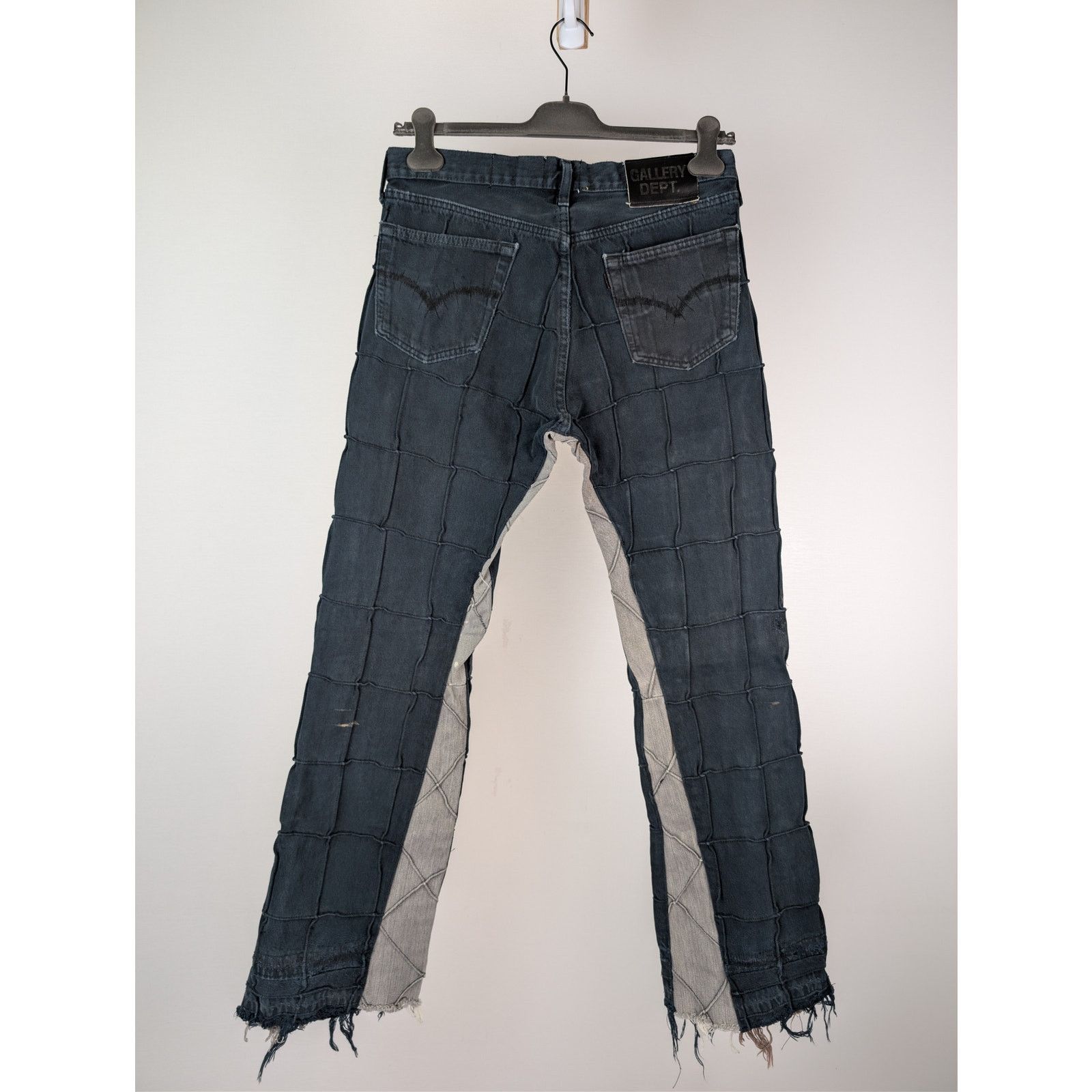 Gallery Dept. o1rshd1 Lenny Flare Denim Jeans in Black Size US 32 / EU 48 - 10 Thumbnail