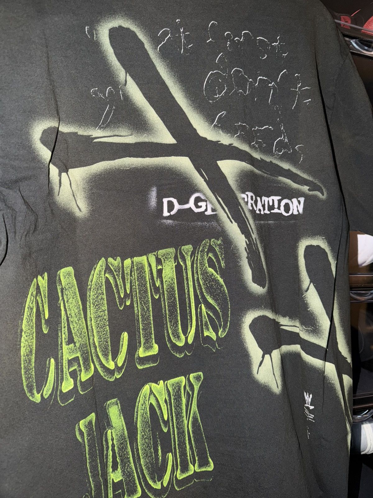 Travis Scott Travis Scott x WWE “DX” tee Size US L / EU 52-54 / 3 - 3 Thumbnail