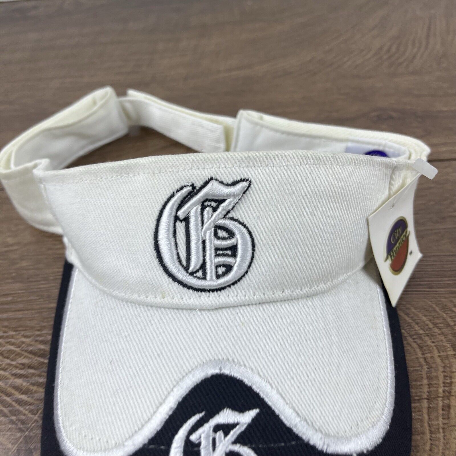 Other Cincinnati Visor Hat White Cap Hat Cincy Adjustable Hat Whit Size ONE SIZE - 6 Thumbnail