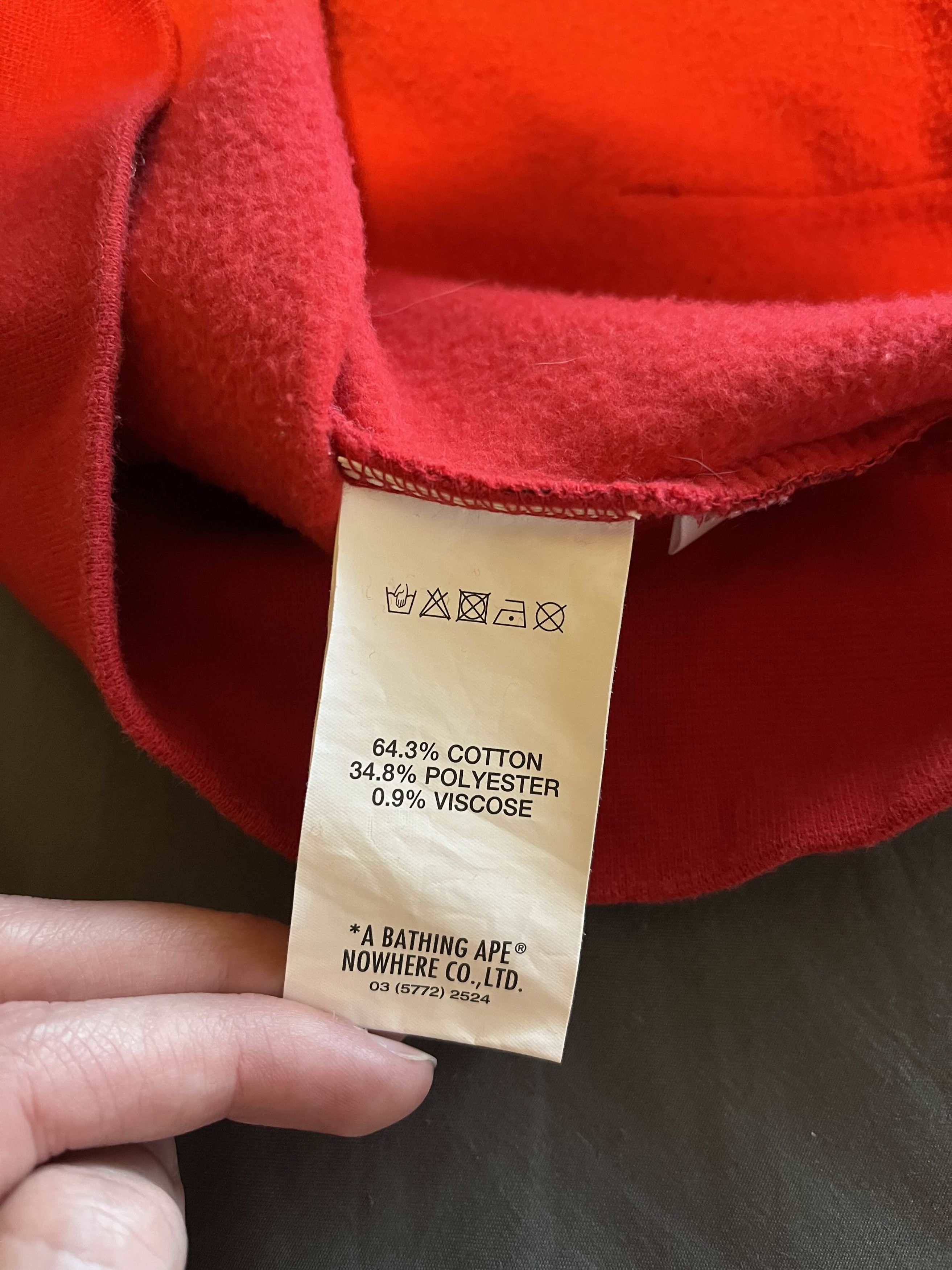 AAPE Red Camo Sweatshirt