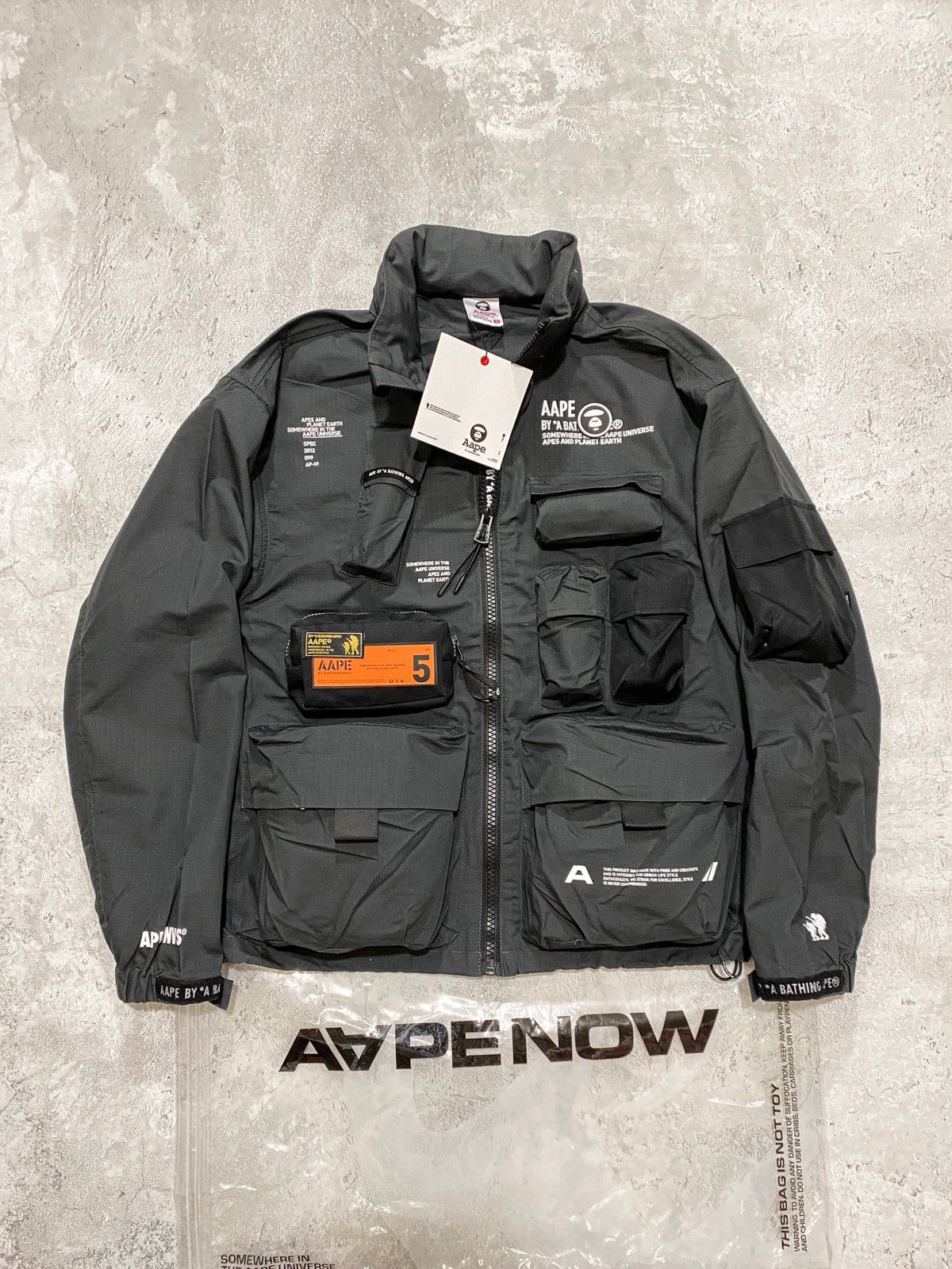 Aape Aape by A Bathing Ape Lightweight Multipocket Combat Jacket Size US M / EU 48-50 / 2 - 1 Thumbnail