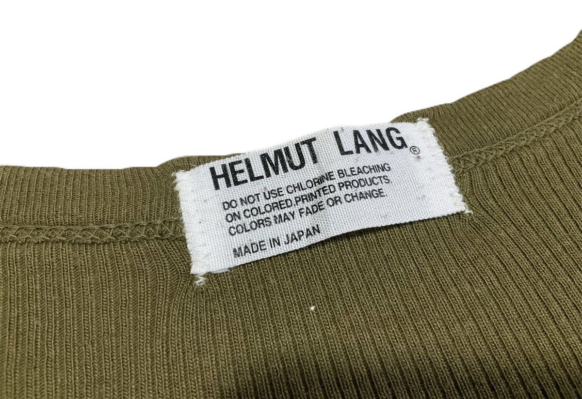 Designer × Helmut Lang 🔥Vintage Helmut Lang Thermal Tee Size M / US 6-8 / IT 42-44 - 5 Thumbnail